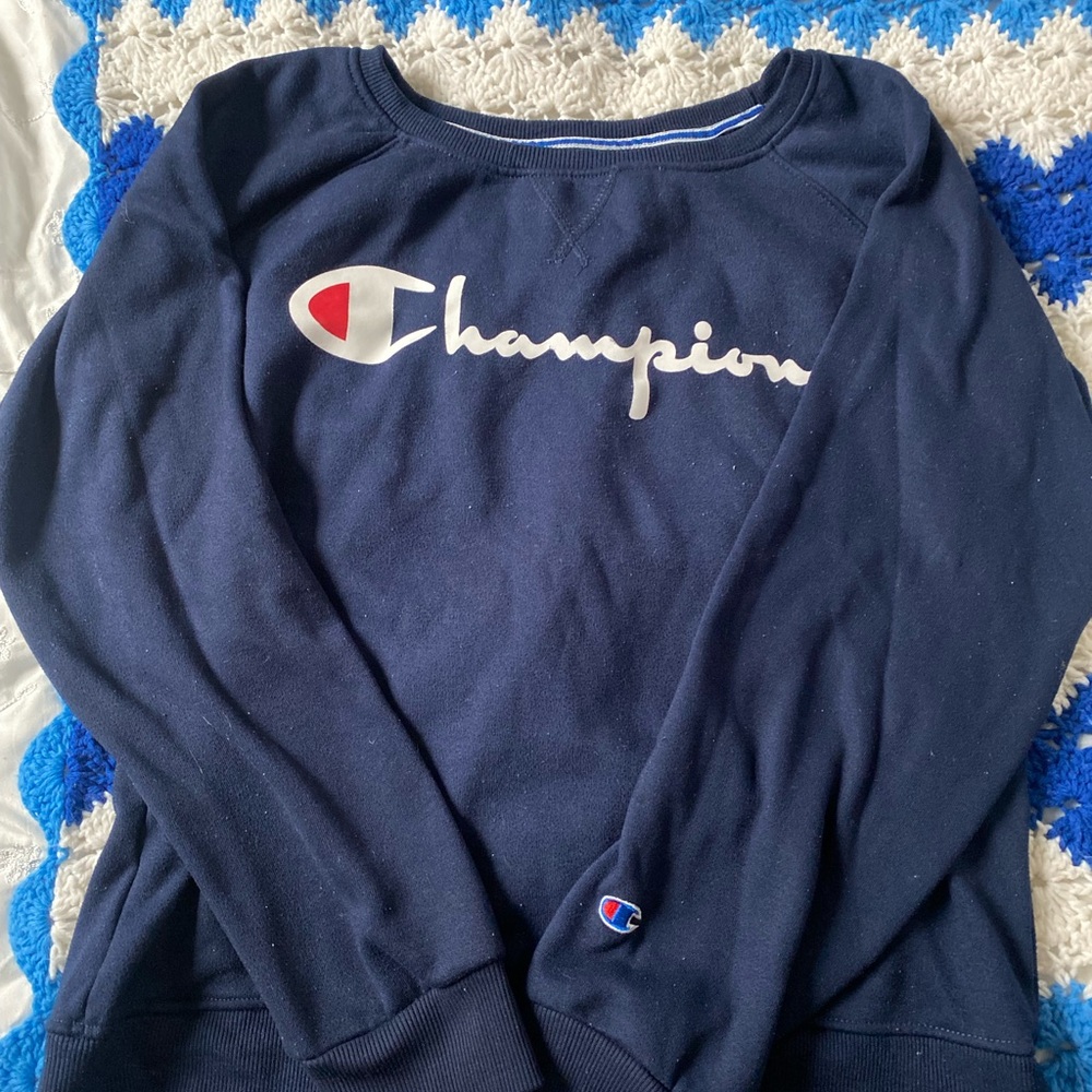 Champion Women's Navy Sweater